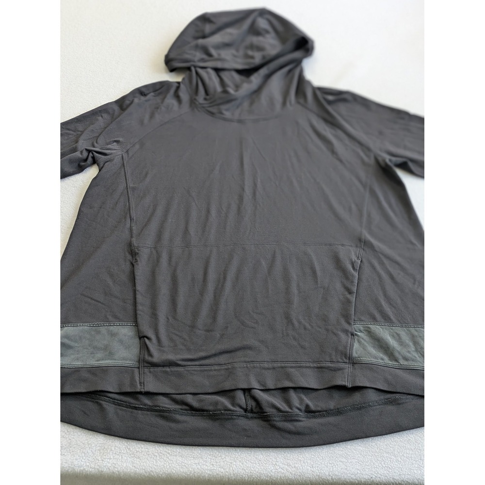 Lululemon Women's Hoodie Starting Place Sweatshirt Pullover Pockets Black Size 8